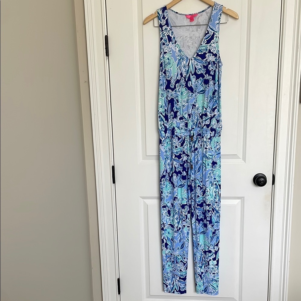 Lilly Pulitzer Women’s Paulina Jumpsuit Blues S